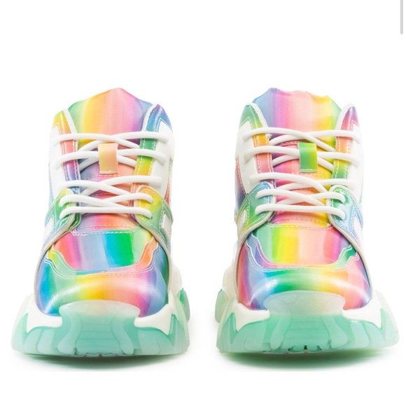 Anthony Wang Multi Sneaker Wedge - Picture 3 of 6